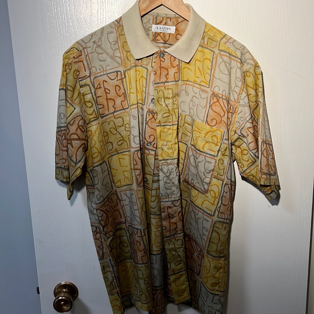 Vintage Lanvin shirt - rare!